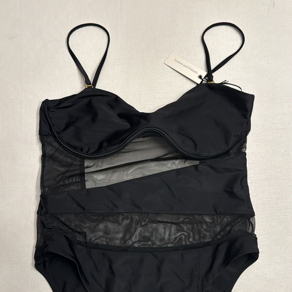 NWT Lovers and Friends Midnight Ride One Piece in Black - Picture 6 of 11